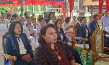 ทีมผู้บริหารทรัพย์ยั่งยืน ร่วมพิธีแสดงมุฑิตาสักการะ หลวงปู่อุดมทรัพย์