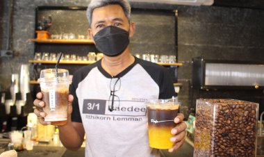 เอาใจคอกาแฟนำเอกลักษณ์ท้องถิ่นผสมเป็นกาแฟอเมริกาโน่ ส้มโชกุนเบตง@โกปี้ดี คาเฟ่