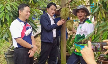 ธนาคารที่ดิน ปลื้มทุเรียนวิสาหกิจชุมชนเกษตรกรรุ่นใหม่พัฒนา จันทบุรี ล็อตแรกสร้างรายได้งาม