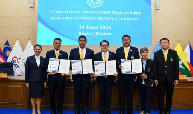 3 จังหวัด ลงนามร่วมเป็นเจ้าภาพกีฬาซีเกมส์ ครั้งที่ 33