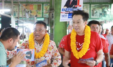 “พานทองแท้”ชวนชาวปทุมธานีเลือก”ลุงชาญ ใจดี”เป็นนายกอบจ.