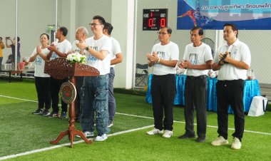 ท.ต.บางปูเปิดโครงการแข่งขันกีฬาฟุตบอล7คน