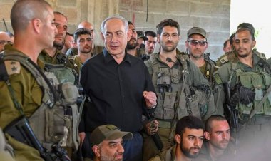 เนทันยาฮู รุดเยี่ยมกำลังพลแนวรบด้านเหนือรบกับเลบานอน