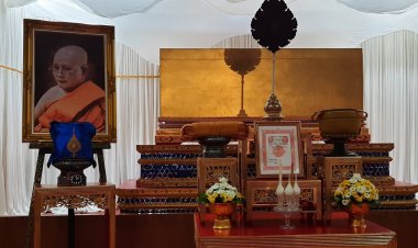 ศิษยานุศิษย์ทั่วสารทิศแห่ ร่วมพิธีพระราชทานน้ำหลวงสรงศพพระราชปรีชาญาณมุนี