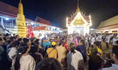 แก้บนสิ่งศักดิ์สิทธิ์ ถูกหวยรางวัลที่1-ขายที่ดินได้ รับทรัพย์ 80 ล้าน จ้างหมอลำคณะดังแสดงฟรี