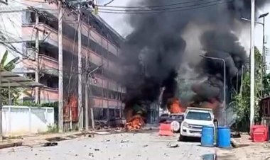 ไฟใต้ระอุ!คาร์บอมบ์ หน้าแฟลตตำรวจบันนังสตา ไฟคลอกดับ1 เจ็บอื้อ