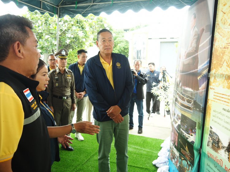 นายกฯเศรษฐา นำคณะลงพื้นที่พระประแดงเยี่ยมชมคืบหน้าโครงการพระราชดำริ