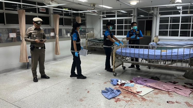 อุกอาจ!คนร้ายบุกยิงหนุ่มเมียนมานอนรอผ่าตัดดับ คา รพ.ขอนแก่น