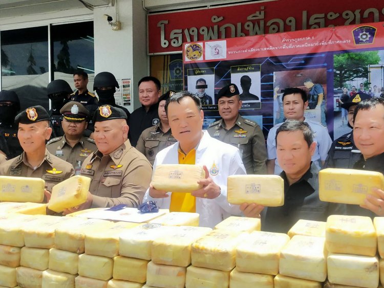 จับกุมเครือข่ายยาเสพติดยึดของกลาง 4.8 ล้านเม็ดมูลค่า 140 ล้านบาท
