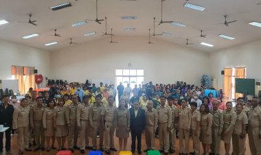 นายกอบต.บางพลีใหญ่เปิดโครงการจัดการขยะระดับชุมชน 4 ประเภทอย่างถูกต้อง