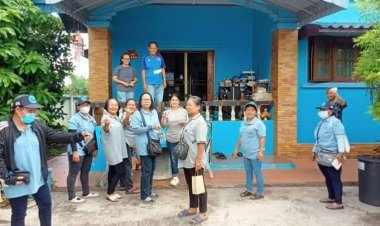 อสม.ชุมชนมณีไพรสณฑ์รณรงค์กำจัดแหล่งน้ำยุงลายป้องกันโรคไข้เลือดออก