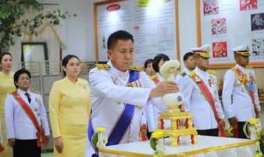 ชลบุรีประกอบพิธีเวียนเทียนสมโภชน้ำพระพุทธมนต์ศักดิ์สิทธิ์