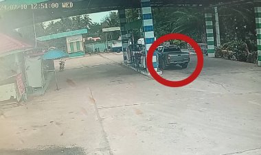 ตำรวจลานสักเร่งล่าคนร้ายขับกระบะเต็มถังแล้วซิ่งรถหลบหนี