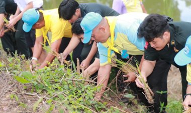 รวมพลังเด็กปากช่อง รด.จิตอาสา สร้างความดี ปลูกป่าชุมชน เฉลิมพระเกียรติ 72 พรรษา