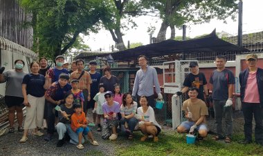 จิตอาสาหัวใจรักแมว ร่วมกิจกรรมทาสีให้น้องแมวอย่างคึกคัก  พร้อมเชื่อมเครือข่ายร่วมมือ " ควบคุมประชากรแมว" แก้ปัญหาแมวจรล้นเมืองน่าน