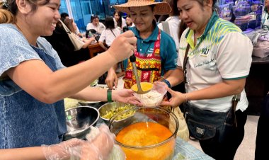 “เมนูกู้แหล่งน้ำ”  “ขนมจีนน้ำยาปลาหมอคางดำ”