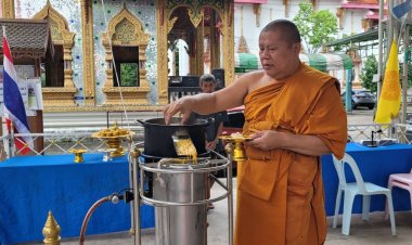 "ครูบาชัย"ขอเชิญ ร่วมทำบุญหล่อเทียนจำนำพรรษาที่วัดมณีไพรสณฑ์
