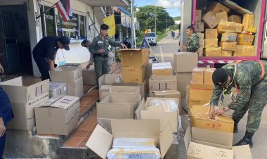 กองร้อย.ร.431สกัดจับแก๊งขนอุปกรณ์พันออนไลน์ไปชายแดนอรัญประเทศ