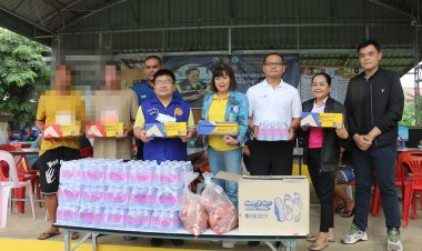 คนขอนแก่นใจบุญร่วมบริจาคอาหารสด-รองเท้ากีฬา ให้กับผู้บำบัดรักษายาเสพติด หวังคืนคนดีสู่สังคม