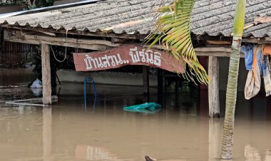 ฝนตกทั้งวันทั้งคืน น้ำเอ่อบล้นทะลักท่วมเขตเมืองบ้านไผ่ฉับพลัน อพยพแทบไม่ทัน
