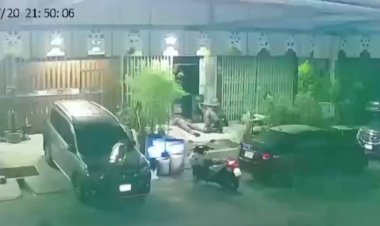 เปิดภาพวงจรปิด นาทีสลด เฮียตุ้ง คลั่งสาดกระสุนสนั่นบ้าน