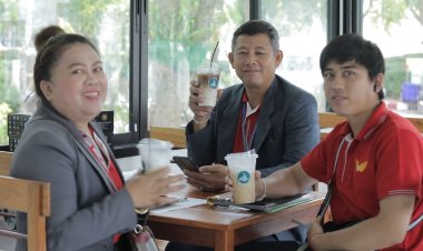 "ศรัทธาคาเฟ่"เสิร์ฟกาแฟ หอมกรุ่น ฟิน ชิล อิ่มบุญ แห่งแรกที่วัดศรีจันทร์เมืองขอนแก่น