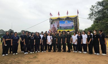 ทหารร่วมประชาชน-นักเรียนปราจีนบุรีปลูกต้นไม้เฉลิมพระเกียรติในหลวงครบ72พรรษา