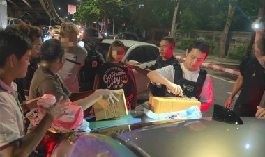 ตำรวจ 191 ขยายผลการจับกุม คู่รักนักค้ายา ยึดของกลางเพียบ