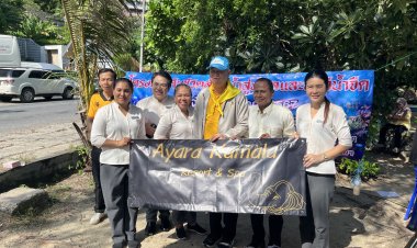 มูลนิธิทรัพยากรธรรมชาติ อันดามัน ผนึก อบต.กมลา จัดโครงการคืนชีวิตสัตว์น้ำสู่ทะเล ปล่อยเต่าและปล่อยปลา