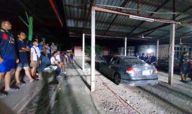 2 พี่น้องขับรถจอดรถกลางวัดดังโคราชก่อนรมควันดับคารถเก๋ง