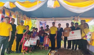 นายอำเภอท่าสองยาง มอบบ้านผู้ยากไร้ ผู้ด้อยโอกาส เฉลิมพระเกียรติพระบาทสมเด็จพระเจ้าอยู่หัว