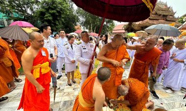 ชาวเชียงราย มั่นคงในศีล-มั่งคั่งรายได้ ไกลสิ่งผิดกม./ยาเสพเจตนาบริสุทธิ์ที่จะให้ชาวเชียงราย-คนรุ่นใหม่ในพื้นที่มีการศึกษาทั้งทางโลกและทางธรรมรวมทั้งมีอาชีพที่มั่นคง ห่างไกลอบายมุข  