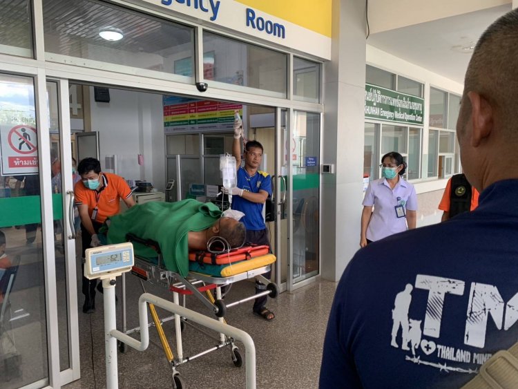 บึ้มสนั่นกลางป่า! จนท.เขตรักษาพันธุ์สัตว์ป่าพนมดงรักเหยียบกับระเบิดขาขาด