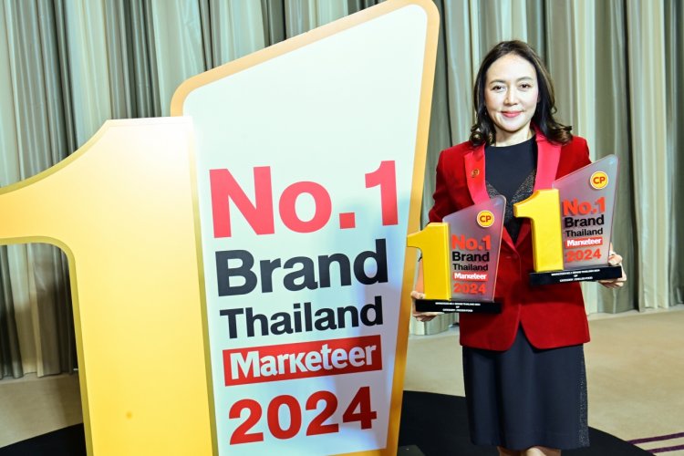 CPF ครองใจผู้บริโภคต่อเนื่อง คว้ารางวัล Marketeer No.1 Brand Thailand 2024