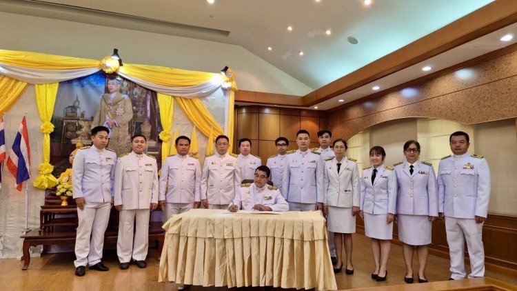 โครงการชลประทานศรีสะเกษ จัดพิธีถวายสัตย์ปฏิญาณเป็นรรก.ที่ดีของแผ่นดิน