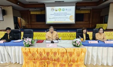 อบจ.ศรีสะเกษ ลงนามเอ็มโอยูรับเงินกองทุนฟื้นฟูสมรรถภาพจังหวัดศรีสะเกษ