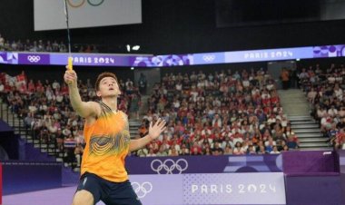 ต้านไม่ไหว "วิว"พ่าย "วิคเตอร์"0-2 เซต ซิวเหรียญเงิน แบดโอลิมปิก 2024