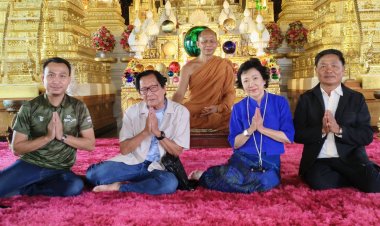 สายมูแห่กราบไหว้โบราณสถานพระธาตุหนองโนอายุกว่า 800 ปี เมืองศรีสะเกษ