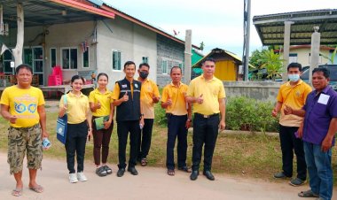 อำเภอไพรบึง เปิดโครงการเบยี่ยมยามถามไภ่ ได้ใจได้บุญ.พร้อมมอบถุง ยังชีพให้ผู้ยากไร้