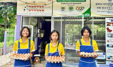เลี้ยงไก่ไข่เป็นอาหารกลางวัน “รร.บ้านนาคำ นครพนม”สอนนักเรียนร่วมสร้างความมั่นคงทางอาหารในโรงเรียน สู่คลังอาหารชุมชน
