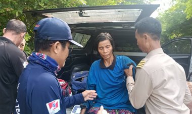 พบตัวแล้วป้า หลงป่าเดินโซเซมาจากป่าเขาใหญ่ สภาพอิดโรยเล็กน้อย