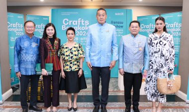 อดีตนายกฯเศรษฐาสุดประทับใจงานศิลปหัตถกรรมไทยจากภูมิปัญญาไทย