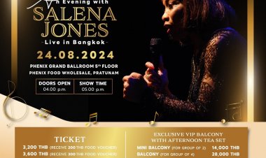 ศิลปินระดับโลก!คอนเสิร์ต An Evening with Salena Jones Live in Bangkok 2024