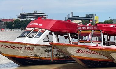 ระทึก! เรือท่องเที่ยวชนเรือด่วนฯ  กลางแม่น้ำเจ้าพระยา เจ็บ 4