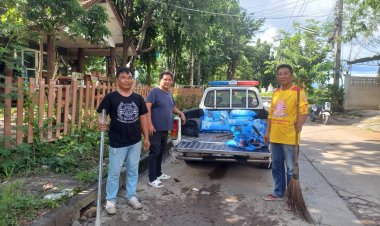 "พร พุทธชาด" สละเงินส่วนตัวร่วมสมทบทุน เพื่อปรับปรุง ซ่อมแซม ถนน
