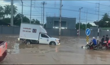 ฝนตกหนักท่วมด่านเกวียน ผู้ค้าเครื่องปั้นดินเผาโอดเสียหายยับ จมซ้ำซากไร้แก้ไขปัญหา