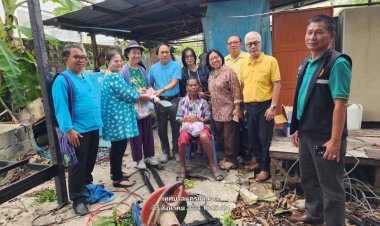 “นายกเสริฐ”มอบเงินสนับสนุนสร้างบ้านให้ผู้ยากไร้ชุมชนมณีไพรสณฑ์