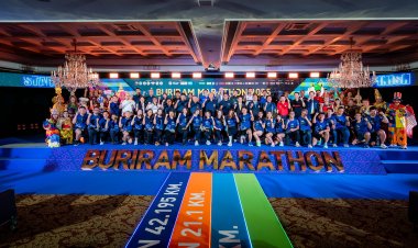 บิ๊กเซอร์ไพรส์!  Buriram Marathon 2025 ฉลองปีที่ 9 สุดอลังการ ชูเป้าหมายใหม่ ปักหมุดสู่การเป็น “สวรรค์ของนักวิ่ง”ทั่วโลกอย่างแท้จริง