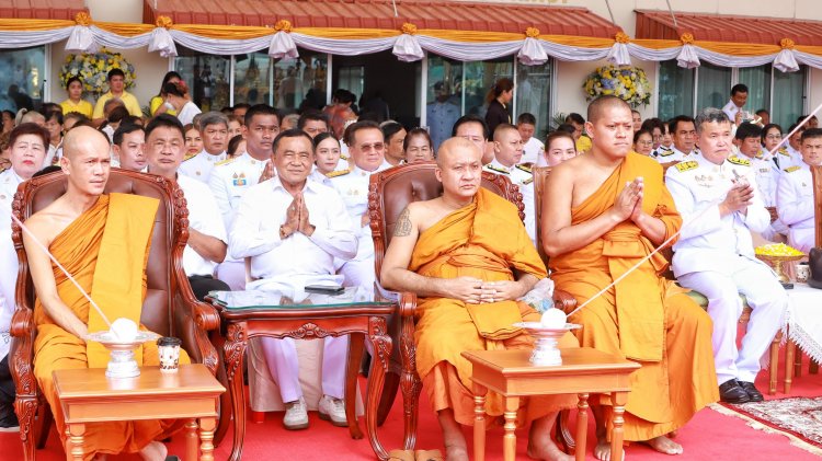 พิธีใหญ่ “สมเด็จชิน-ปลัดเก่ง” ร่วมเททองหล่อพระประธานอุโบสถวัดบางหลวงหัวป่า สาขาวัดระฆัง