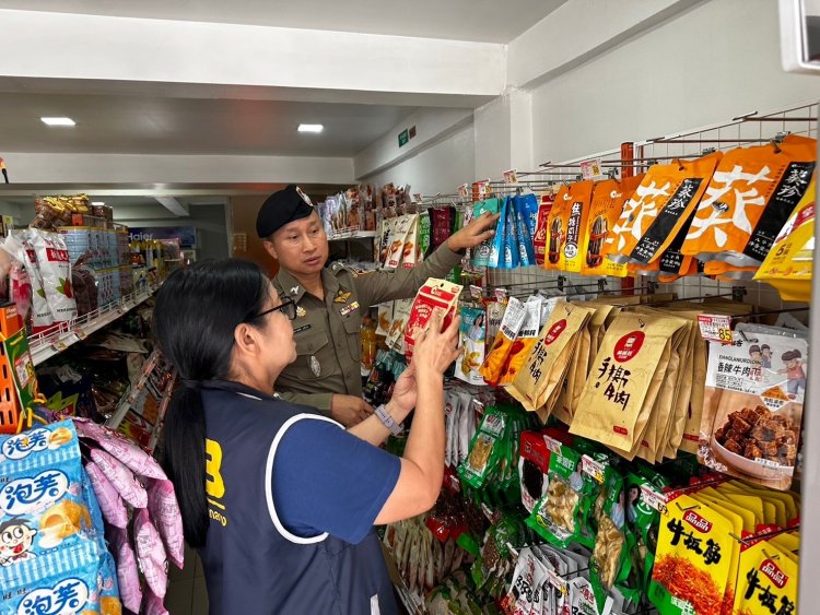 ปูพรม 12 ร้านซุปเปอร์มาเก็ตจีนทั่วกรุงฯยึดของกลาง 73 รายการ กว่า 1,878 ชิ้น